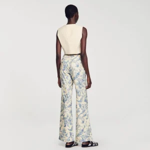 Conjuntos<Sandro Paris Pantalon Con Estampado De Flores