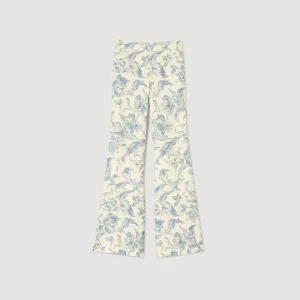 Conjuntos<Sandro Paris Pantalon Con Estampado De Flores