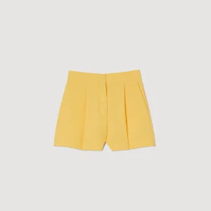 Trajes<Sandro Paris Pantalon Corto Recto