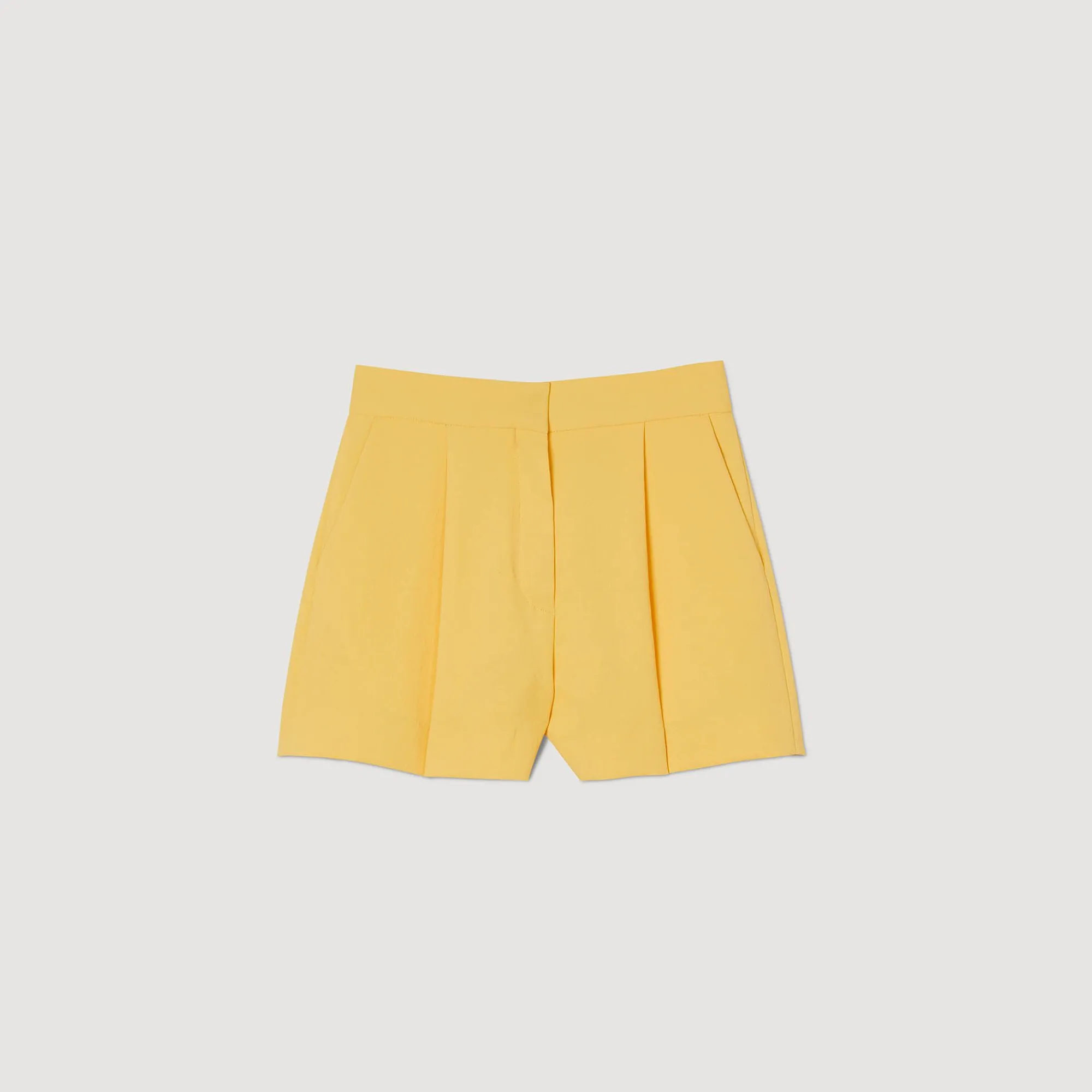 pantalon_corto_recto_6.webp Trajes<Sandro Paris Pantalon Corto Recto