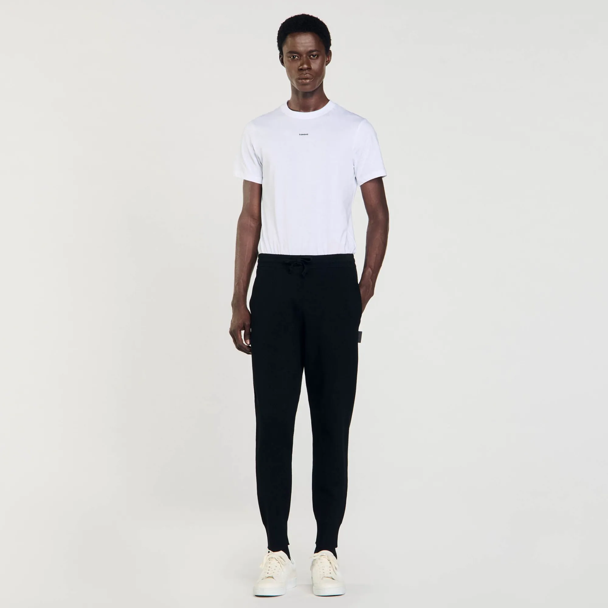 pantalon_de_chandal_de_punto_0.webp Sudaderas & Jogging<Sandro Paris Pantalon De Chandal De Punto
