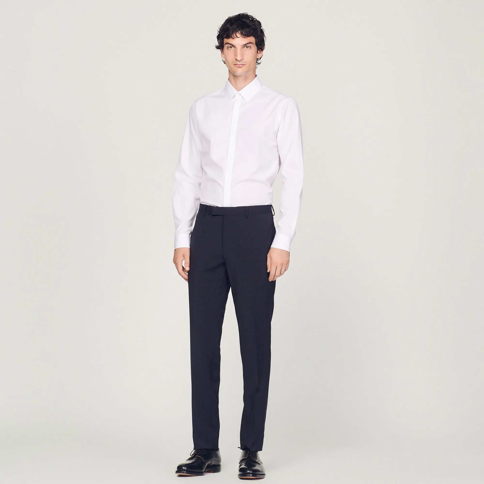 pantalon_de_esmoquin_0.webp Trajes & Smokings<Sandro Paris Pantalon De Esmoquin