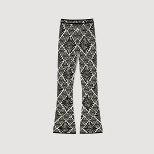Conjuntos<Sandro Paris Pantalon De Jacquard Con Flores