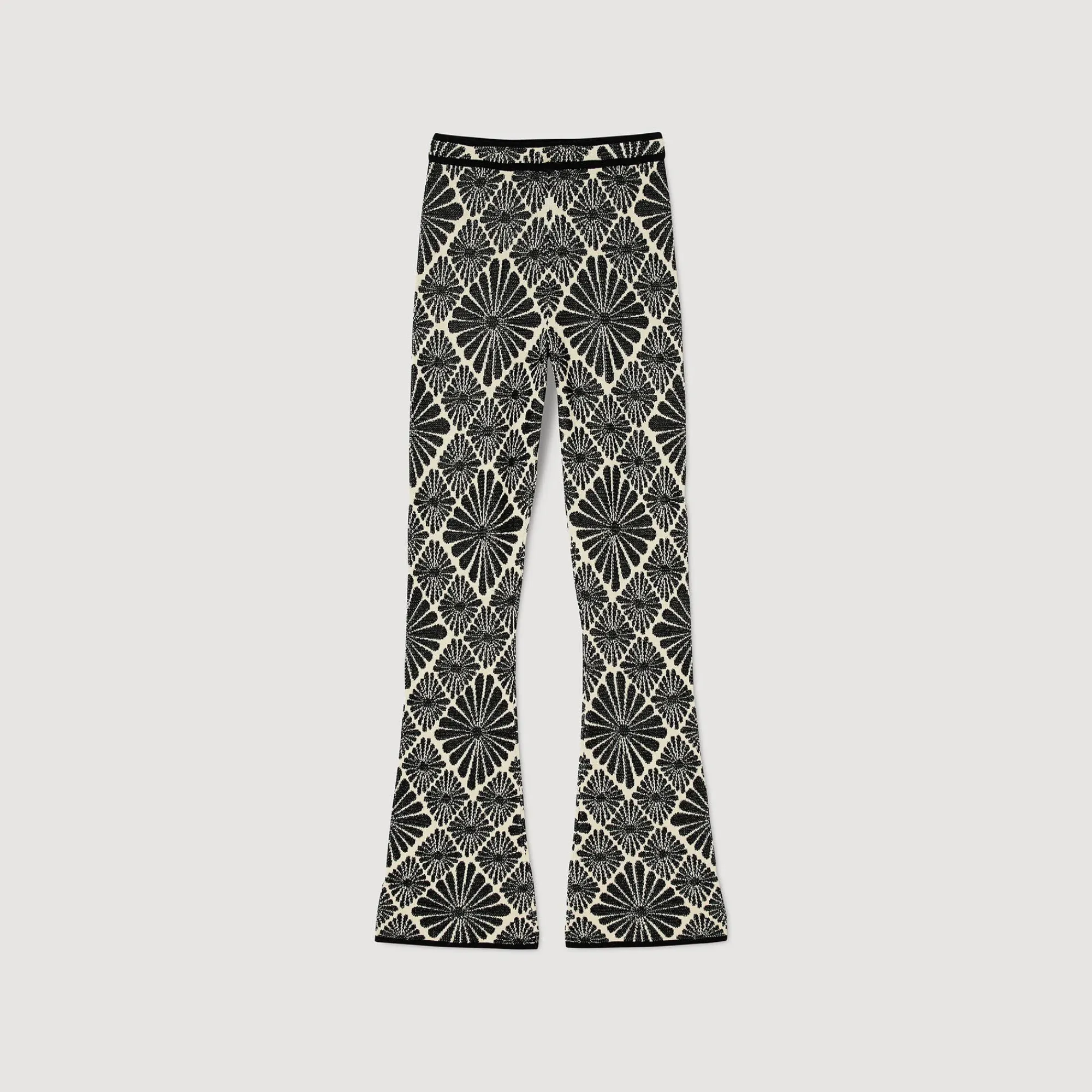 pantalon_de_jacquard_con_flores_6.webp Conjuntos<Sandro Paris Pantalon De Jacquard Con Flores