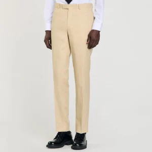 Trajes & Smokings<Sandro Paris Pantalon De Lino