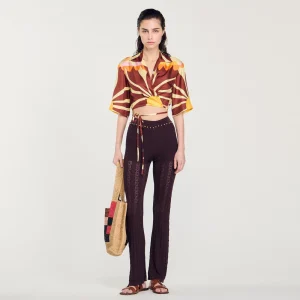 Pantalones<Sandro Paris Pantalon De Punto