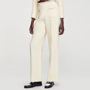 Conjuntos<Sandro Paris Pantalon De Sarga