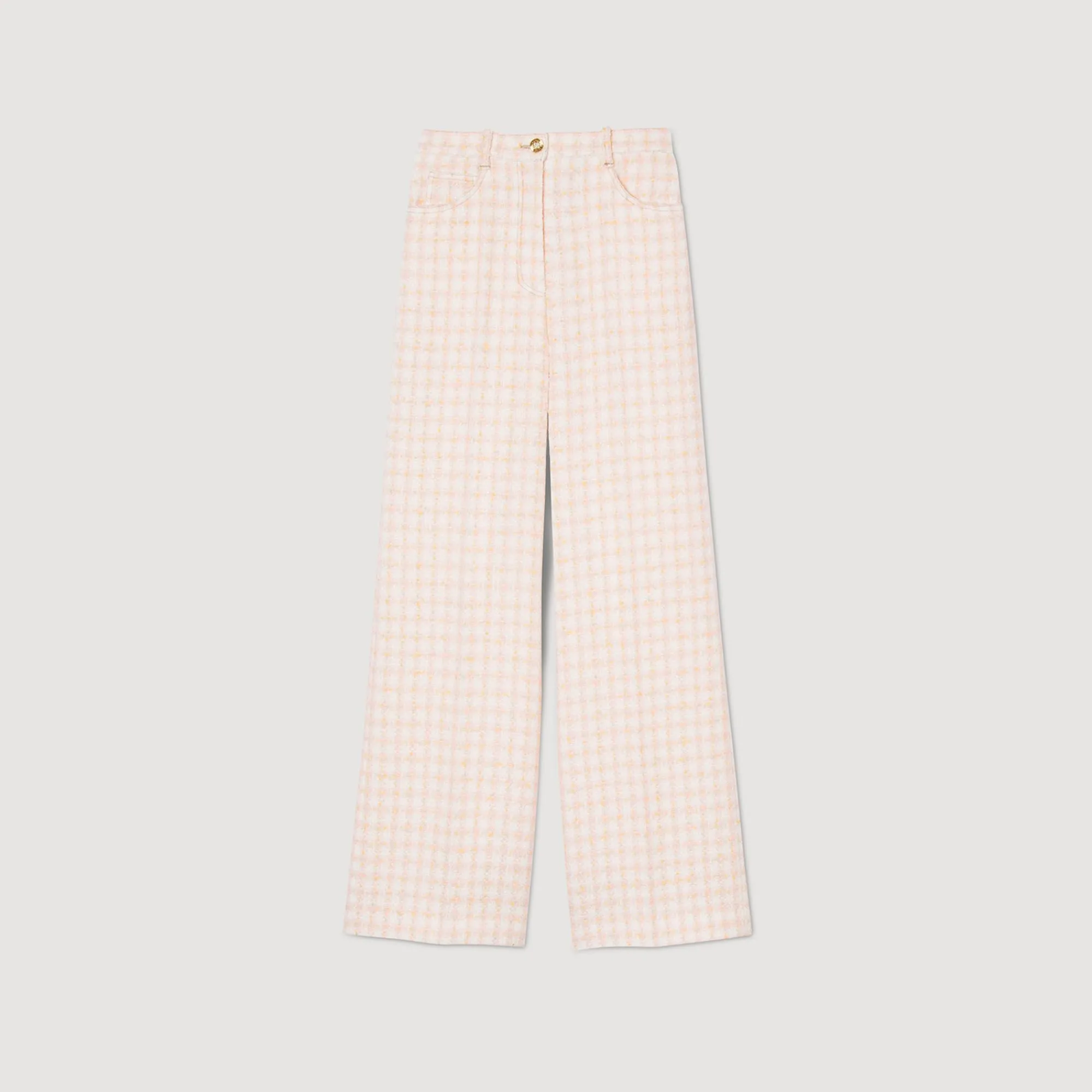 pantalon_de_sarga_6.webp Trajes<Sandro Paris Pantalon De Sarga