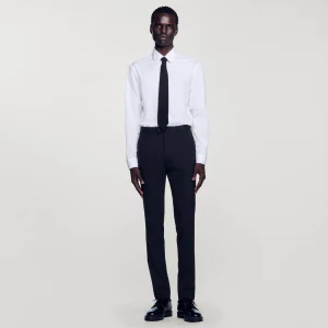 Trajes & Smokings<Sandro Paris Pantalon De Traje Clasico De Lana
