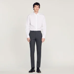 Trajes & Smokings<Sandro Paris Pantalon De Traje De Lana