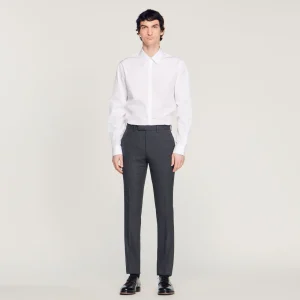 Trajes & Smokings<Sandro Paris Pantalon De Traje De Lana