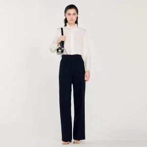Pantalones<Sandro Paris Pantalon De Tweed