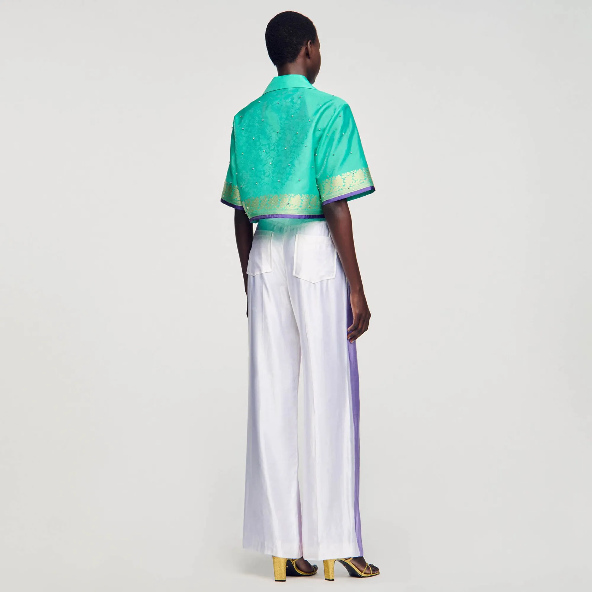 pantalon_fluido_4.webp Trajes<Sandro Paris Pantalon Fluido