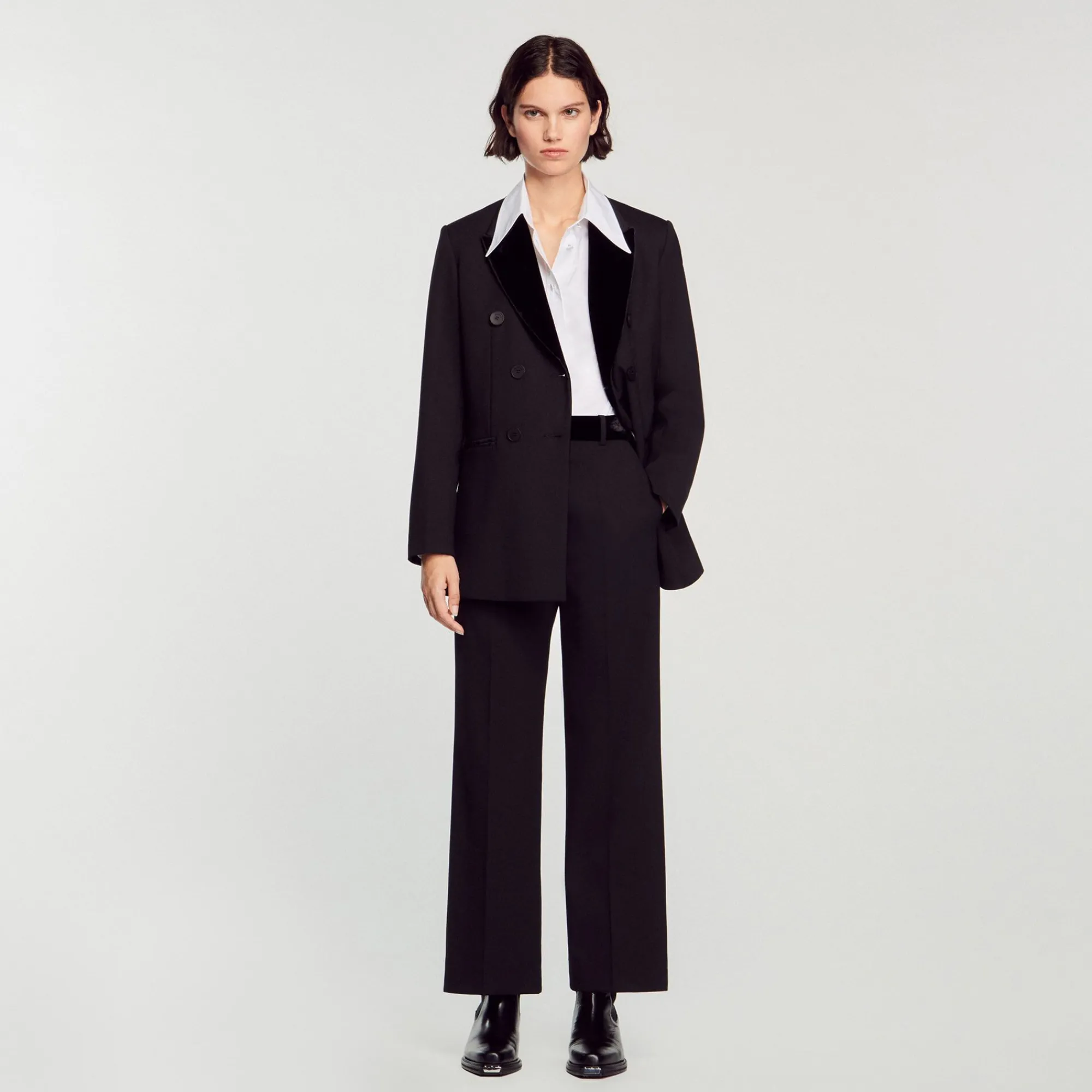 pantalon_recto_0-1.webp Trajes<Sandro Paris Pantalon Recto