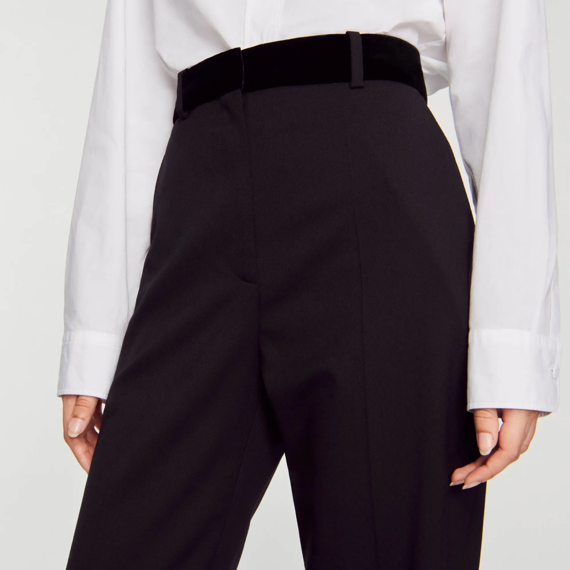 pantalon_recto_2-1.webp Trajes<Sandro Paris Pantalon Recto