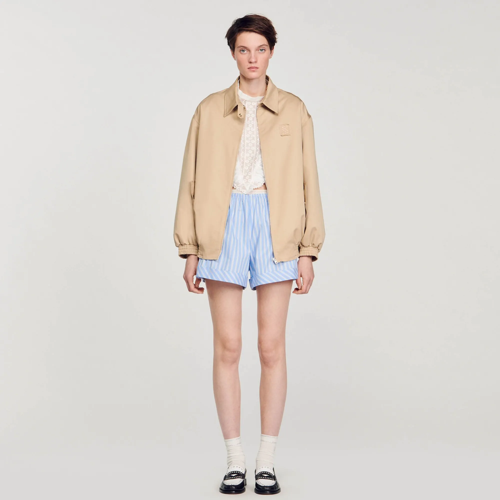 parka_corta_1.webp Abrigos<Sandro Paris Parka Corta