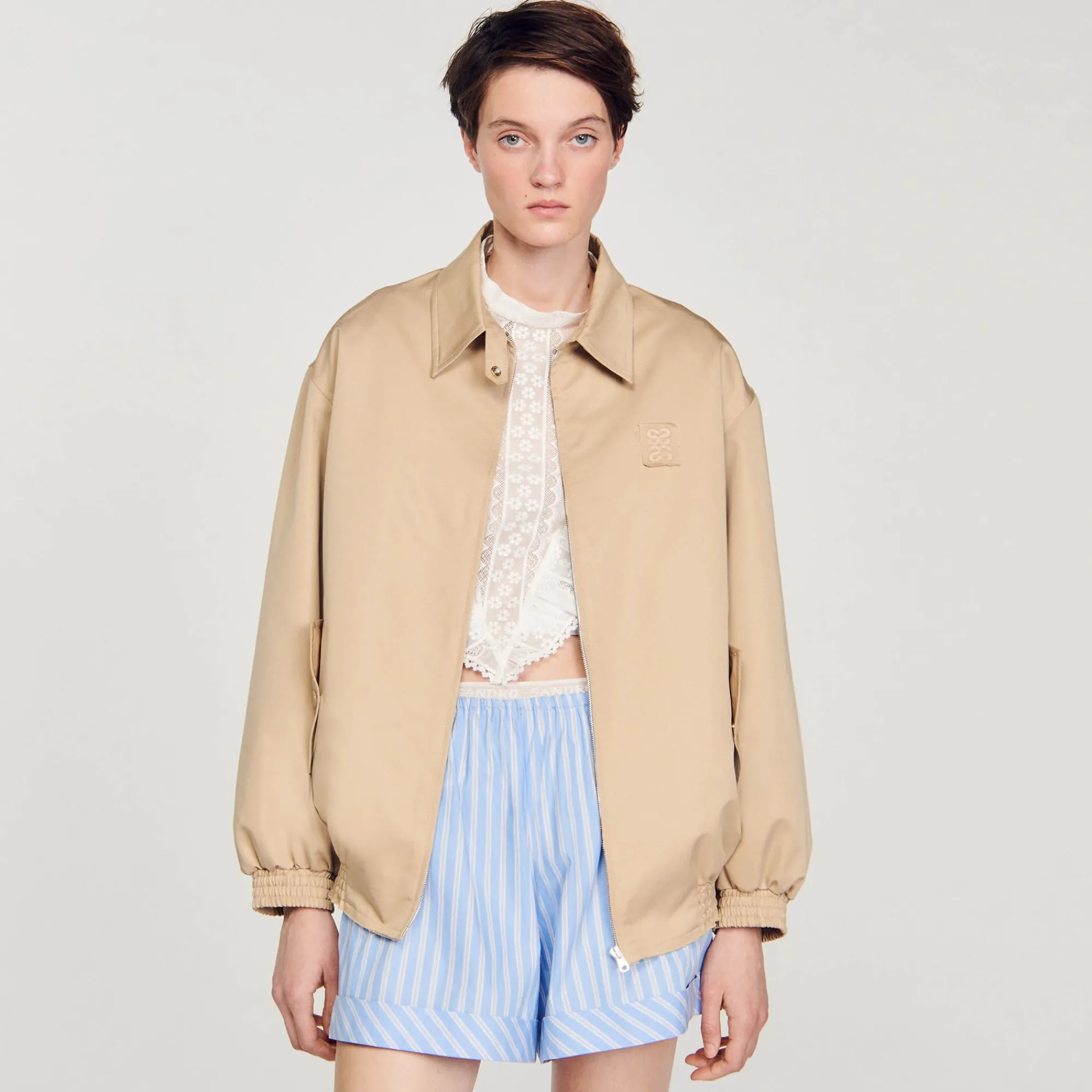 parka_corta_3.webp Abrigos<Sandro Paris Parka Corta