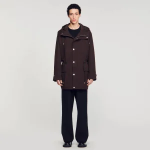 Abrigos & Cazadoras<Sandro Paris Parka De Algodon