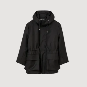 Abrigos & Cazadoras<Sandro Paris Parka De Tejido Tecnico