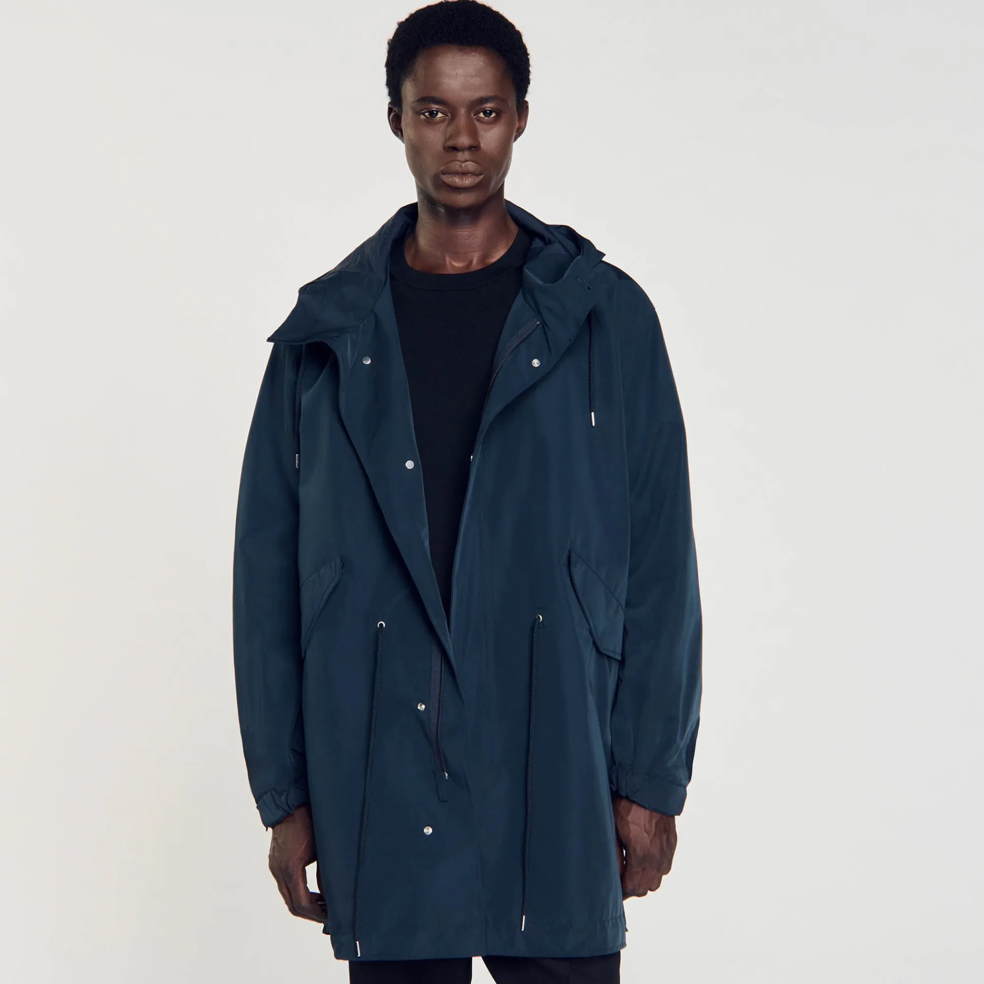 parka_larga_3.webp Abrigos & Cazadoras<Sandro Paris Parka Larga