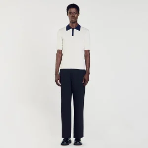 Camisetas & Polos<Sandro Paris Polo Bicolor
