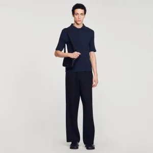 Camisetas & Polos<Sandro Paris Polo De Algodon