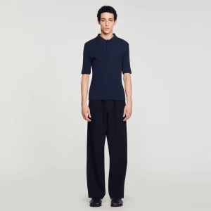 Camisetas & Polos<Sandro Paris Polo De Algodon