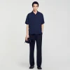 Camisetas & Polos<Sandro Paris Polo De Algodon Con Flor