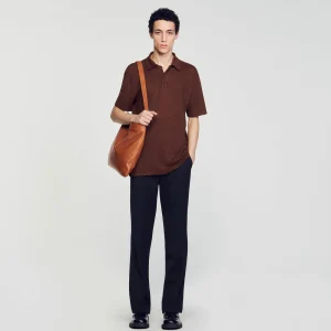 Camisetas & Polos<Sandro Paris Polo De Lino