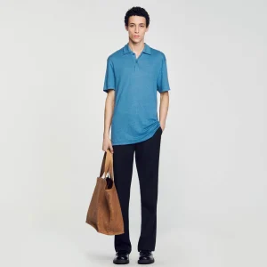 Camisetas & Polos<Sandro Paris Polo De Lino