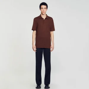 Camisetas & Polos<Sandro Paris Polo De Lino