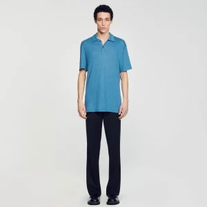 Camisetas & Polos<Sandro Paris Polo De Lino