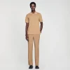 Camisetas & Polos<Sandro Paris Polo De Pique De Algodon