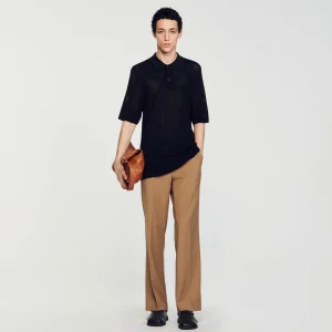 Camisetas & Polos<Sandro Paris Polo De Punto Calado