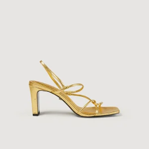 Sandalias<Sandro Paris Sandalias De Piel Repujada