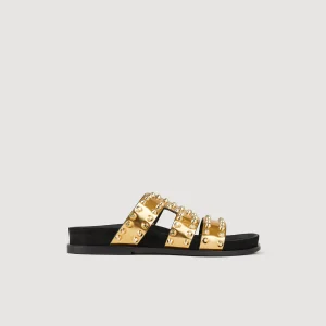 Sandalias<Sandro Paris Sandalias Planas Con Remaches