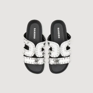 Sandalias<Sandro Paris Sandalias Planas Con Remaches