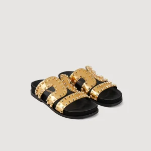 Sandalias<Sandro Paris Sandalias Planas Con Remaches