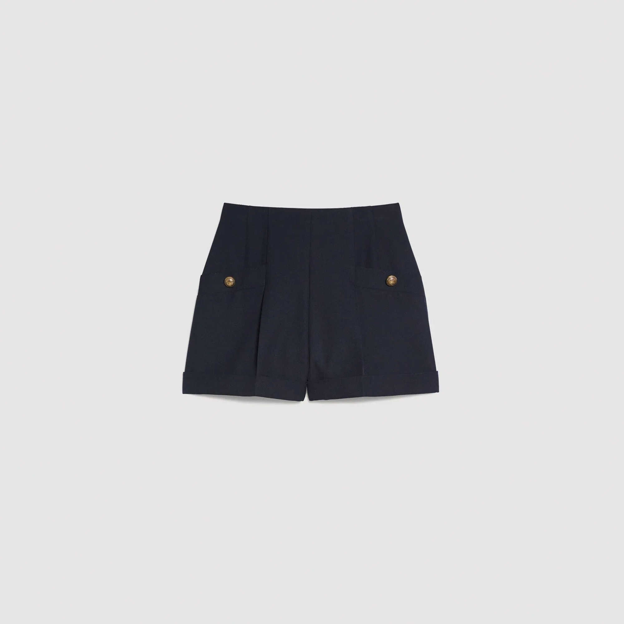 short_con_dobladillo_6.webp Faldas & Shorts<Sandro Paris Short Con Dobladillo