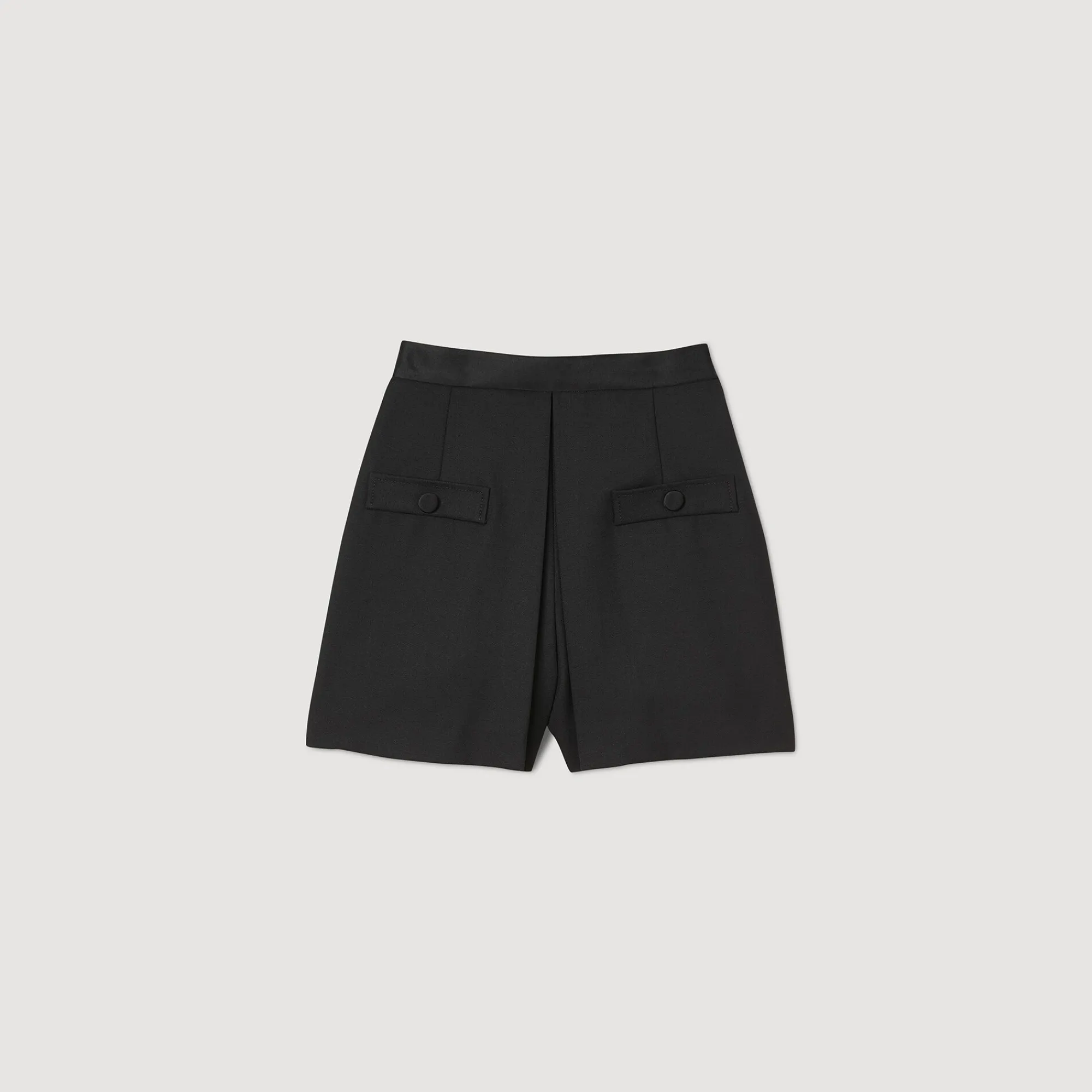 short_de_talle_alto_con_botones_6.webp Faldas & Shorts<Sandro Paris Short De Talle Alto Con Botones