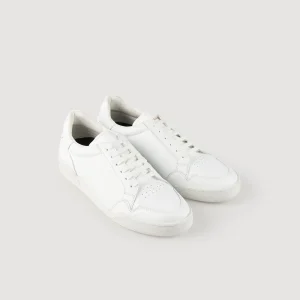 Deportivas<Sandro Paris Sneakers De Piel Repujada Square Cross