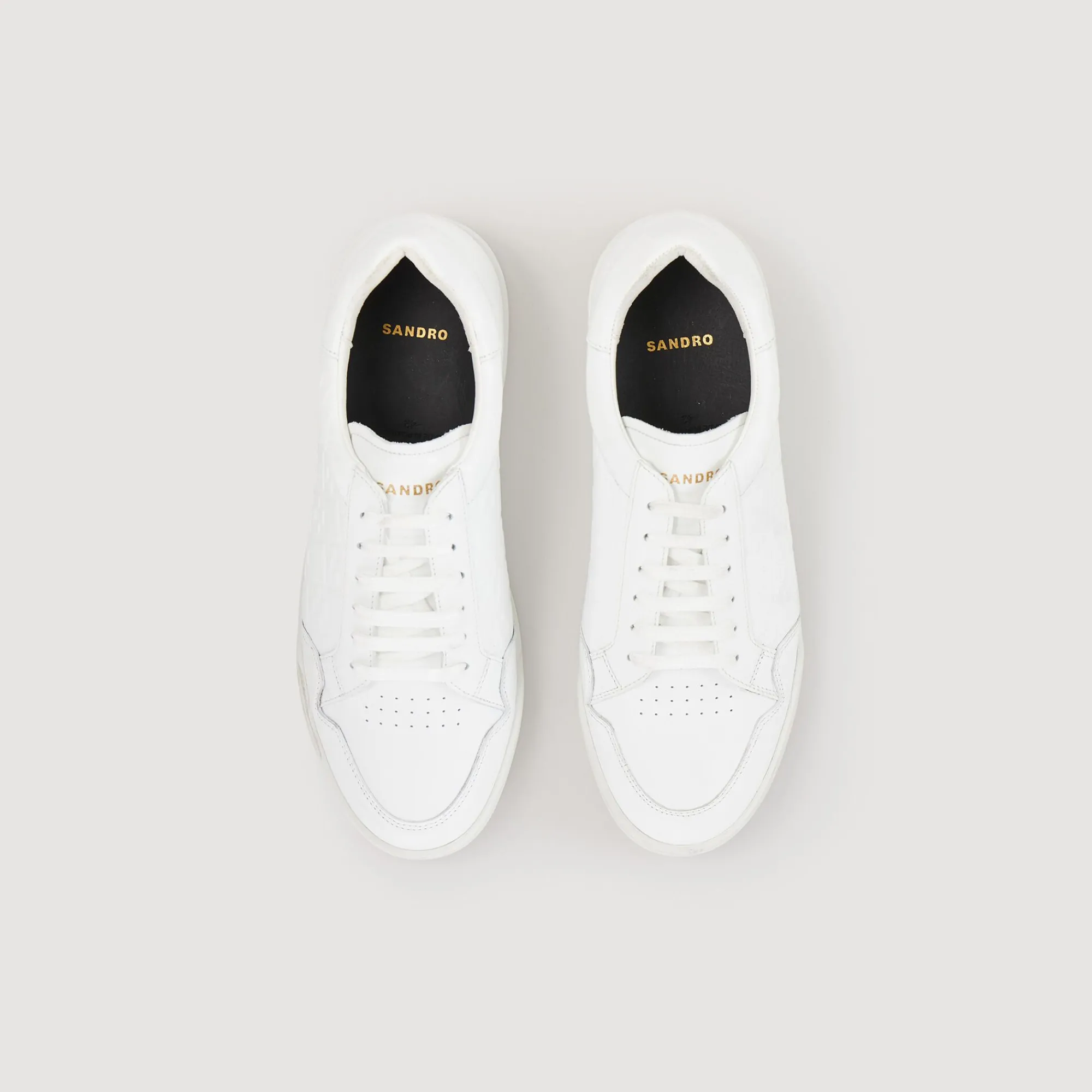 sneakers_de_piel_repujada_square_cross_2-1.webp Deportivas<Sandro Paris Sneakers De Piel Repujada Square Cross