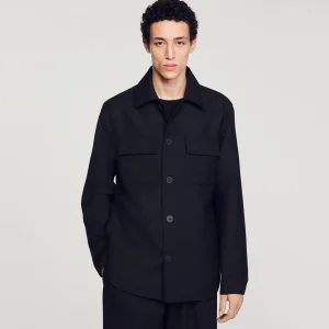Camisas<Sandro Paris Sobrecamisa Abotonada