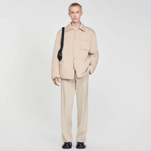 Camisas<Sandro Paris Sobrecamisa Acolchada