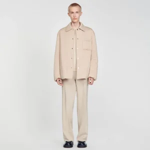 Camisas<Sandro Paris Sobrecamisa Acolchada