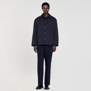 Camisas<Sandro Paris Sobrecamisa Acolchada
