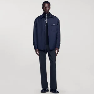 Camisas<Sandro Paris Sobrecamisa Acolchada Sobredimensionada
