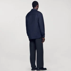Camisas<Sandro Paris Sobrecamisa Acolchada Sobredimensionada