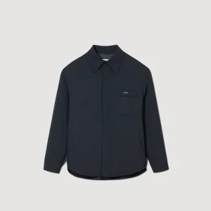 Camisas<Sandro Paris Sobrecamisa Acolchada Sobredimensionada