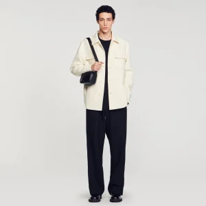 Camisas<Sandro Paris Sobrecamisa Con Botones